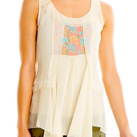 MATILDA JANE | Tank Dressy White Palisades Medium